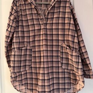 CP Shades Womens Lagenlook Tunic Top Small Pullover Oversized